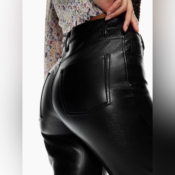 Aritzia Wilfred Melina High Waisted Vegan Leather Pants - Picture 1 of 9